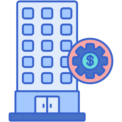 Costs price costs hotel icon