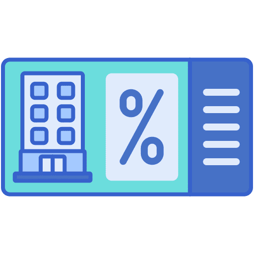 Discount voucher discount voucher coupon resort icon