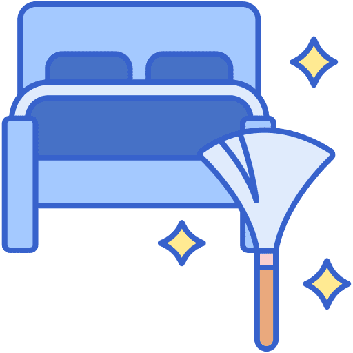 Housekeeping people staff service icon