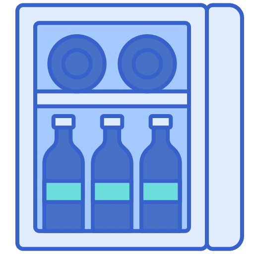 Minibar minibar food and restaurant fridge icon