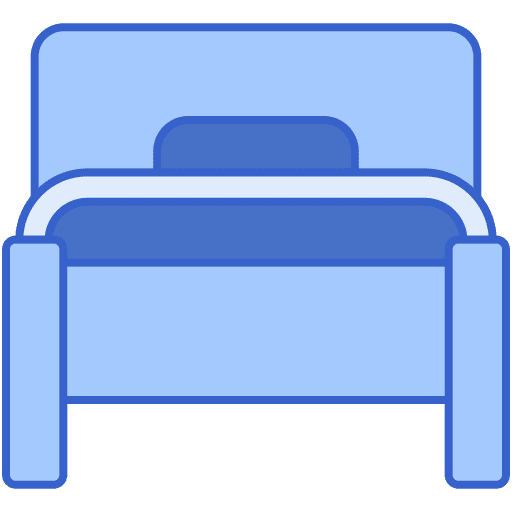 Single rest single resort icon