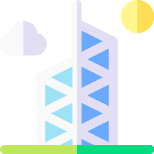 Bank architecture and city china bank icon