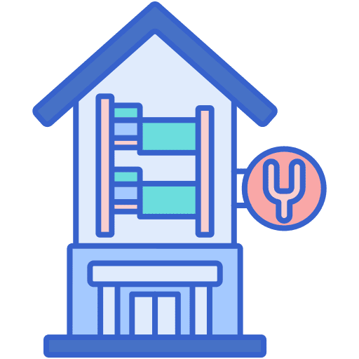 Hotel bunk bed resort holidays icon