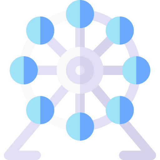 Ferris wheel fairground amusement park fair icon Ferris wheel fairground amusement park fair icon