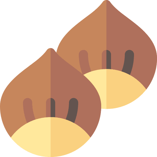 Chestnut acorn food and restaurant chestnut icon Chestnut acorn food and restaurant chestnut icon