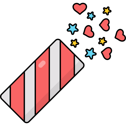 Confetti confetti birthday celebration icon Confetti confetti birthday celebration icon