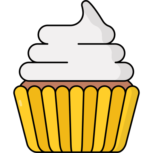 Cup cake dessert food sweet icon Cup cake dessert food sweet icon