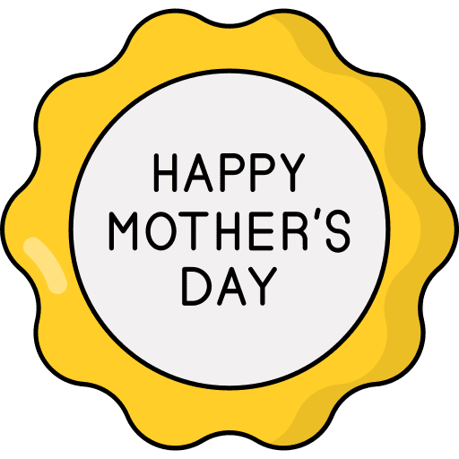 Mothers day baby breastfeeding mother icon Mothers day baby breastfeeding mother icon