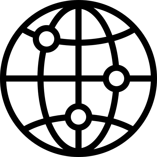 Internet internet global grid icon Internet internet global grid icon