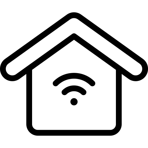 Smart home signal smart home smart house icon Smart home signal smart home smart house icon