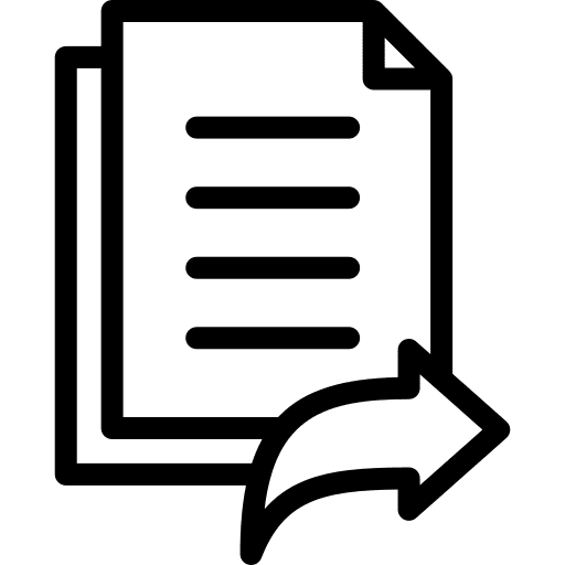 Send files and folders archive forward icon
