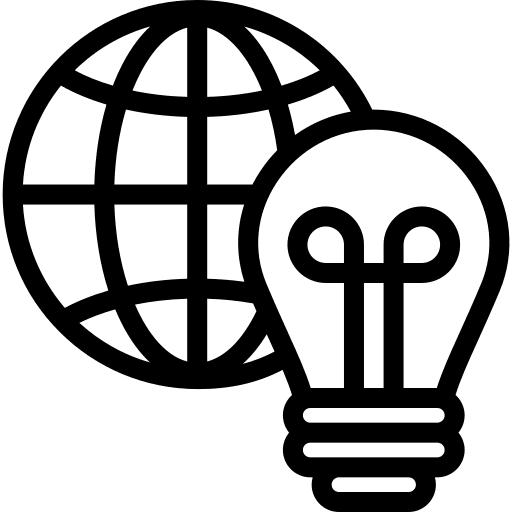 Knowledge idea global knowledge icon Knowledge idea global knowledge icon