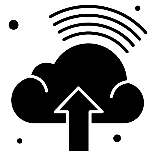 Cloud computing wifi signal cloud computing data icon Cloud computing wifi signal cloud computing data icon