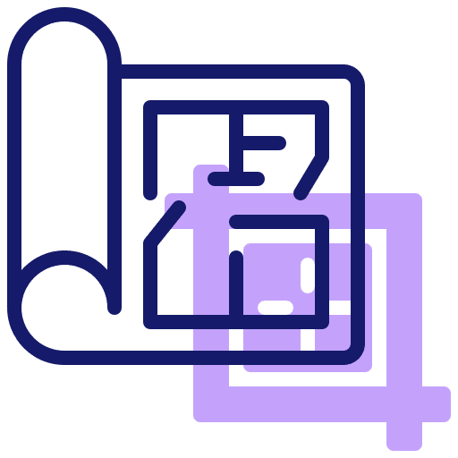 Blueprint blueprint architecture and city architecture icon