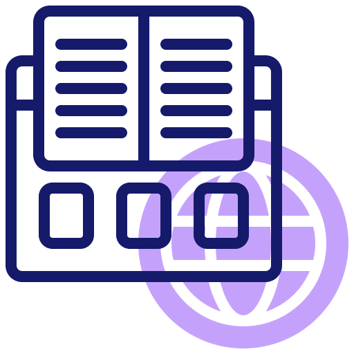 Website education blog web icon Website education blog web icon