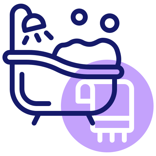 Bathtub clean hygiene bathtub icon
