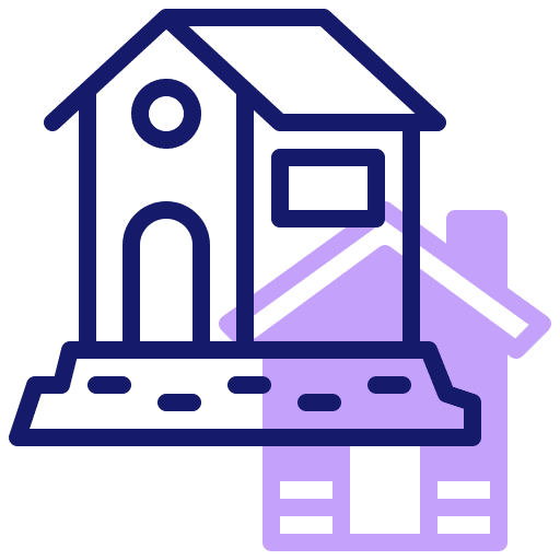 House architecture and city home house icon House architecture and city home house icon