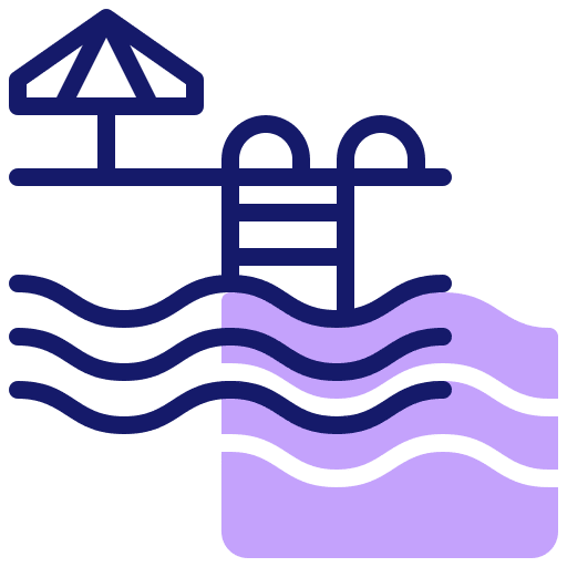Pool sport summer pool icon