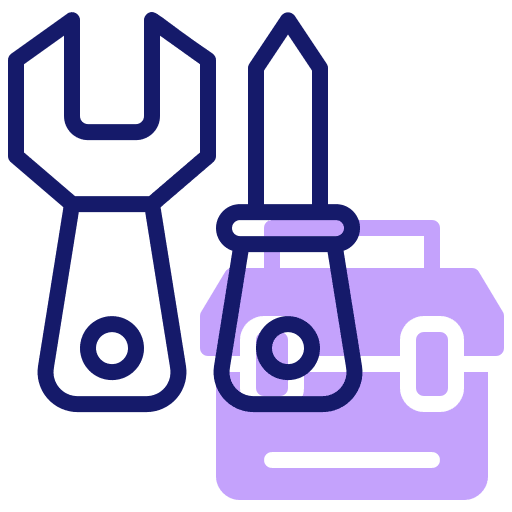 Tools wrench construction and tools toolbox icon Tools wrench construction and tools toolbox icon