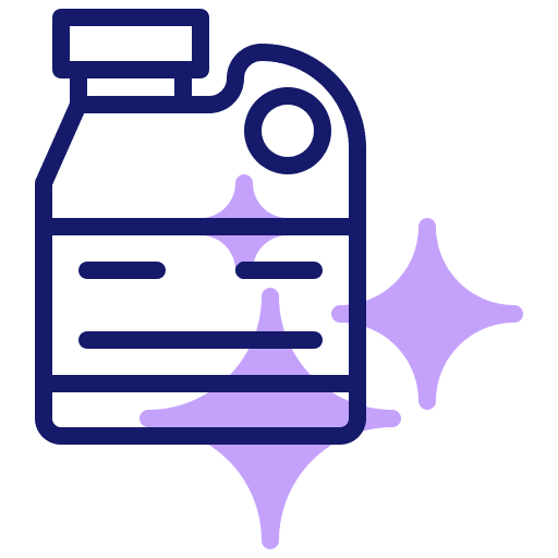 Cleaner product detergent hygiene icon