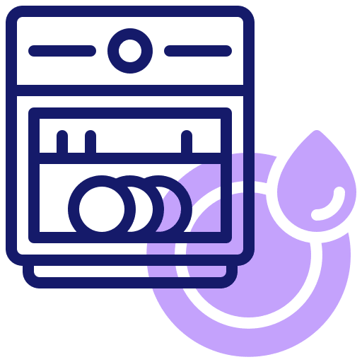 Dishwasher dishwasher household machine icon