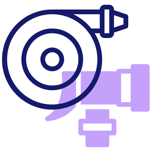 Hose farming and gardening hosepipe water hose icon Hose farming and gardening hosepipe water hose icon
