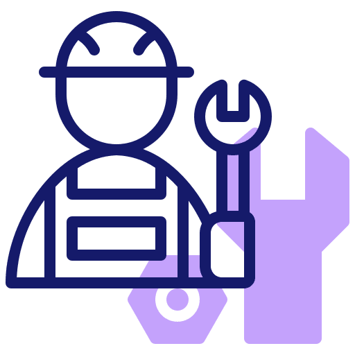 Worker technician man plumber icon Worker technician man plumber icon