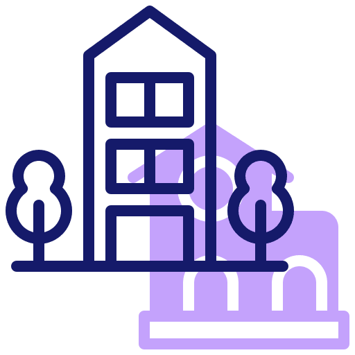 Building urban home building icon Building urban home building icon