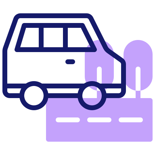 Car vehicle road transportation icon