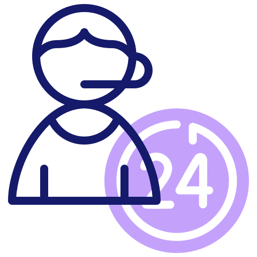 Customer service agent customer support call center communications icon