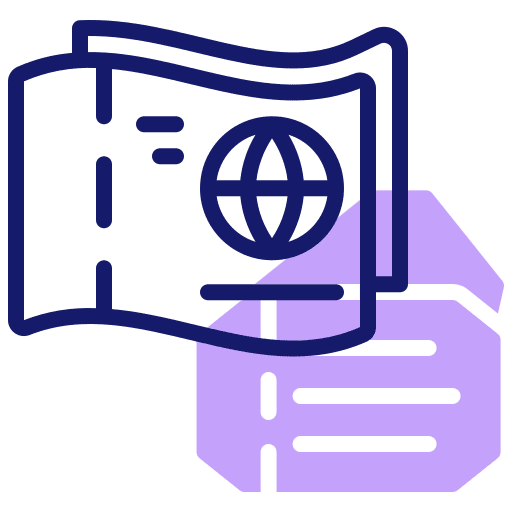 Ticket airplane boarding pass ticket icon