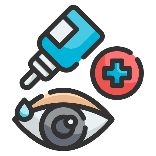 Eye drops eye dropper cleaning icon Eye drops eye dropper cleaning icon
