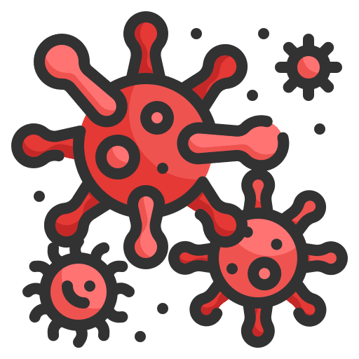 Virus coronavirus covid 19 pathogen icon Virus coronavirus covid 19 pathogen icon