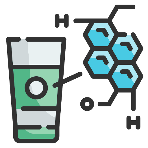 Chemical medicine science molecule icon Chemical medicine science molecule icon