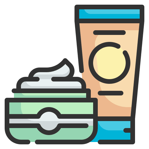 Cosmetics cream lotion beauty icon Cosmetics cream lotion beauty icon