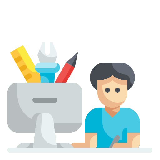 Designer programmer profession designer icon