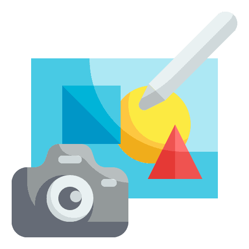 Photo draw photo image icon