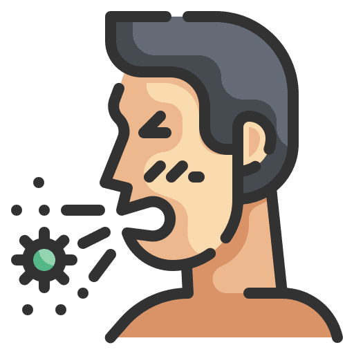 Sneeze virus healthcare and medical sneeze icon Sneeze virus healthcare and medical sneeze icon
