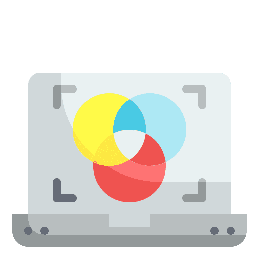 Color scheme rgb screen design icon Color scheme rgb screen design icon