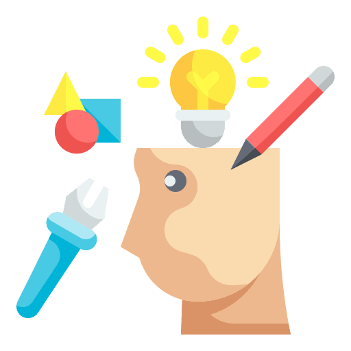 Creative creativity mind intelligence icon Creative creativity mind intelligence icon