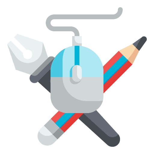 Mouse tool drawing click icon Mouse tool drawing click icon