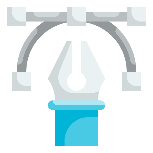 Pen line vector tool icon Pen line vector tool icon