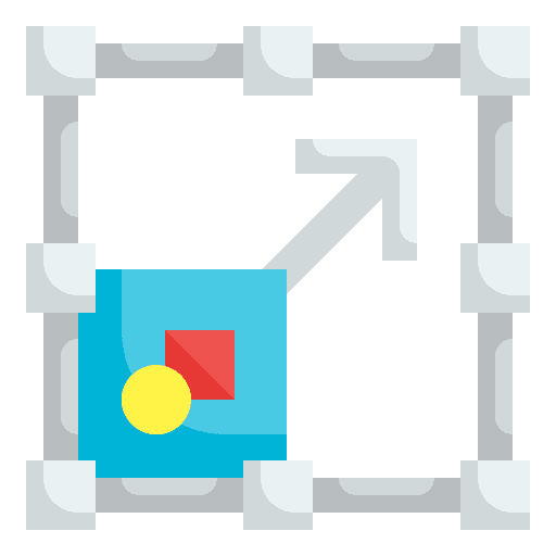 Resize select scale ui icon