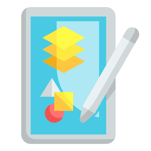 Tablet tablet design art and design icon Tablet tablet design art and design icon