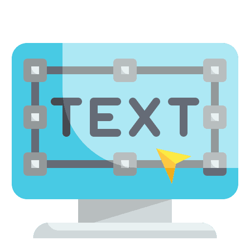 Text art and design font text icon Text art and design font text icon