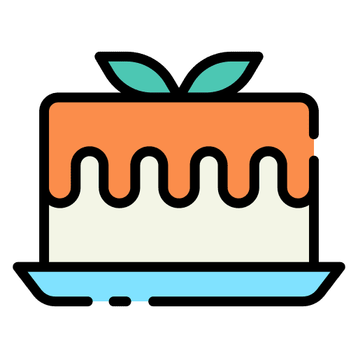 Cheesecake cake slice dessert sweet icon Cheesecake cake slice dessert sweet icon
