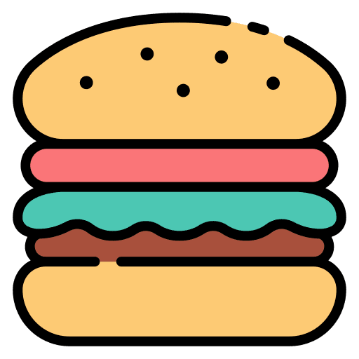 Hamburger burger hamburger food and restaurant icon Hamburger burger hamburger food and restaurant icon