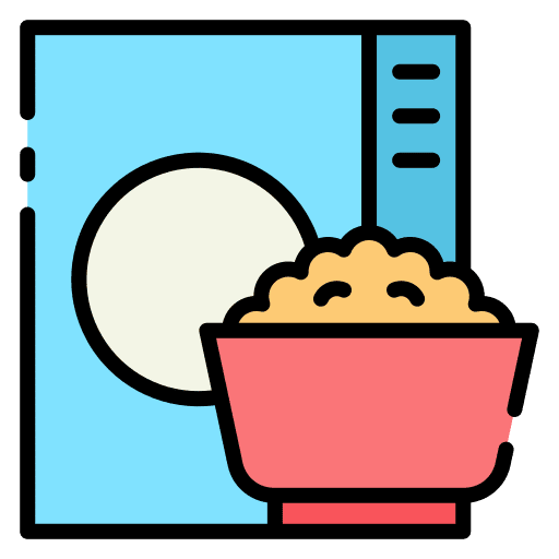 Cereal breakfast porridge healthy icon Cereal breakfast porridge healthy icon