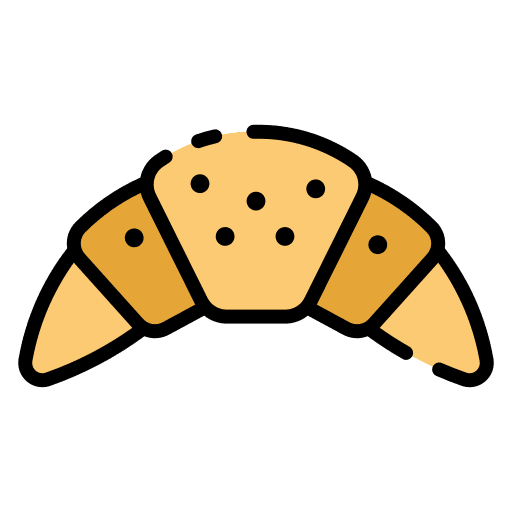 Croissant baked croissants bakery icon Croissant baked croissants bakery icon