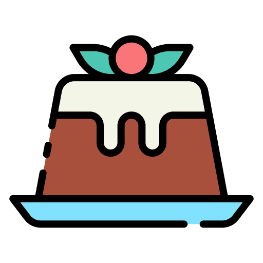 Pudding food sweet dessert icon Pudding food sweet dessert icon